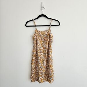Vans Yellow Floral Mini Dress